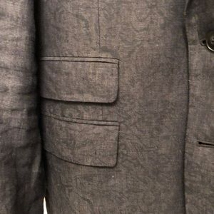 John Varvatos Linen blazer coat L